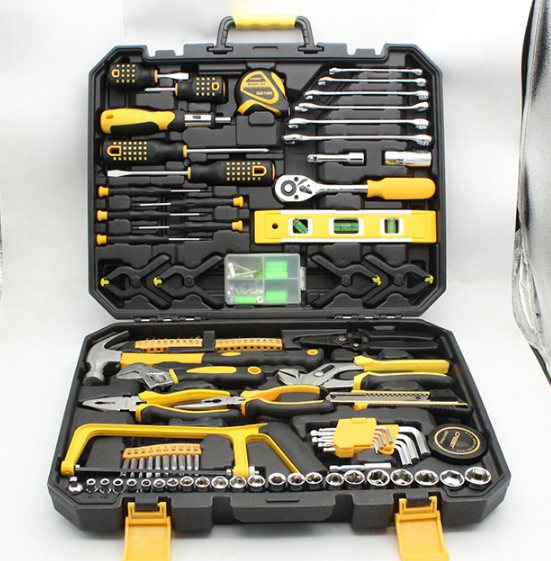 Home Tool Box Set with Screwdrivers and Wrenches