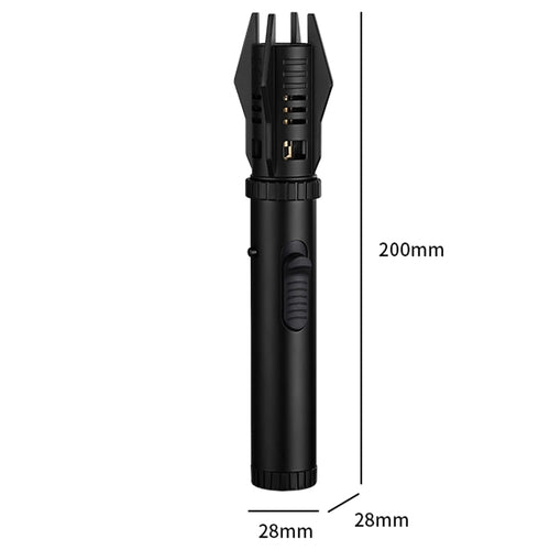 Windproof Jet Torch Lighter – Refillable Butane Flame with Safety Lock