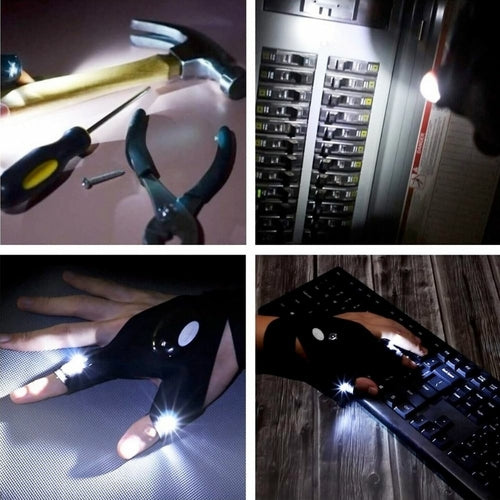 LED Flashlight Gloves