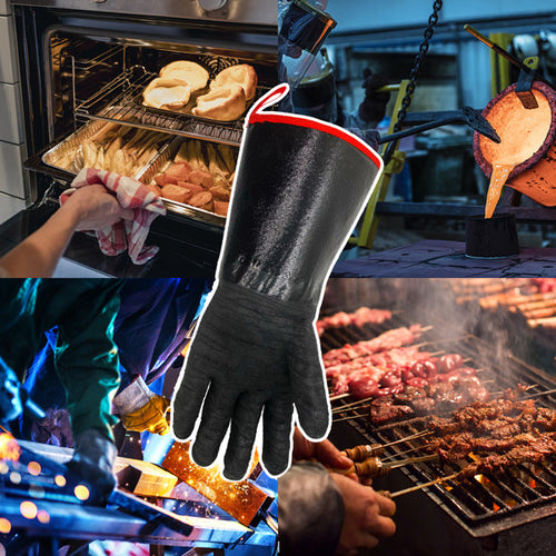 14” BBQ & Oven Heat-Resistant Gloves